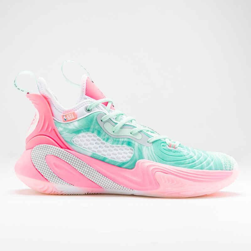 Damen/Herren Basketballschuhe SE900 NBA Miami Heat grün/rosa