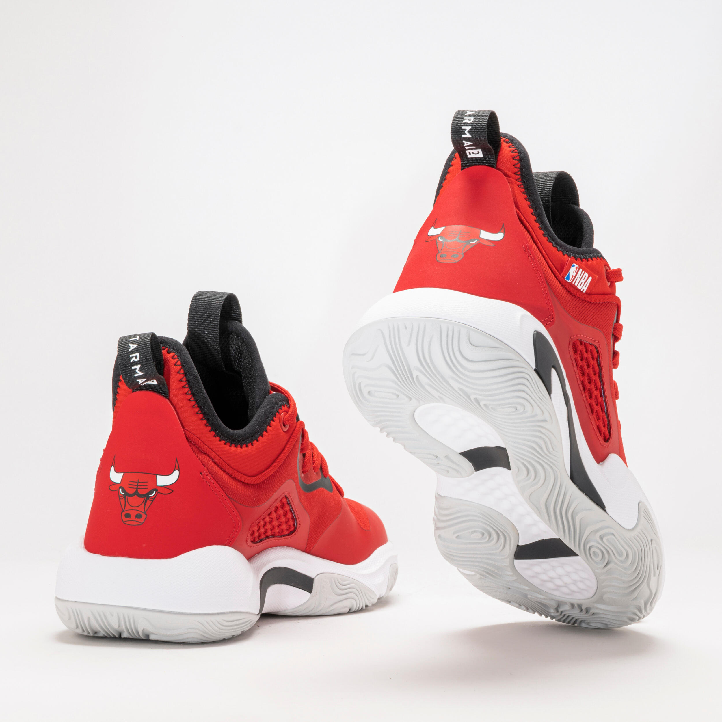 Kids' Basketball Shoes SE900 Mini Me - Red/NBA Chicago Bulls 3/10