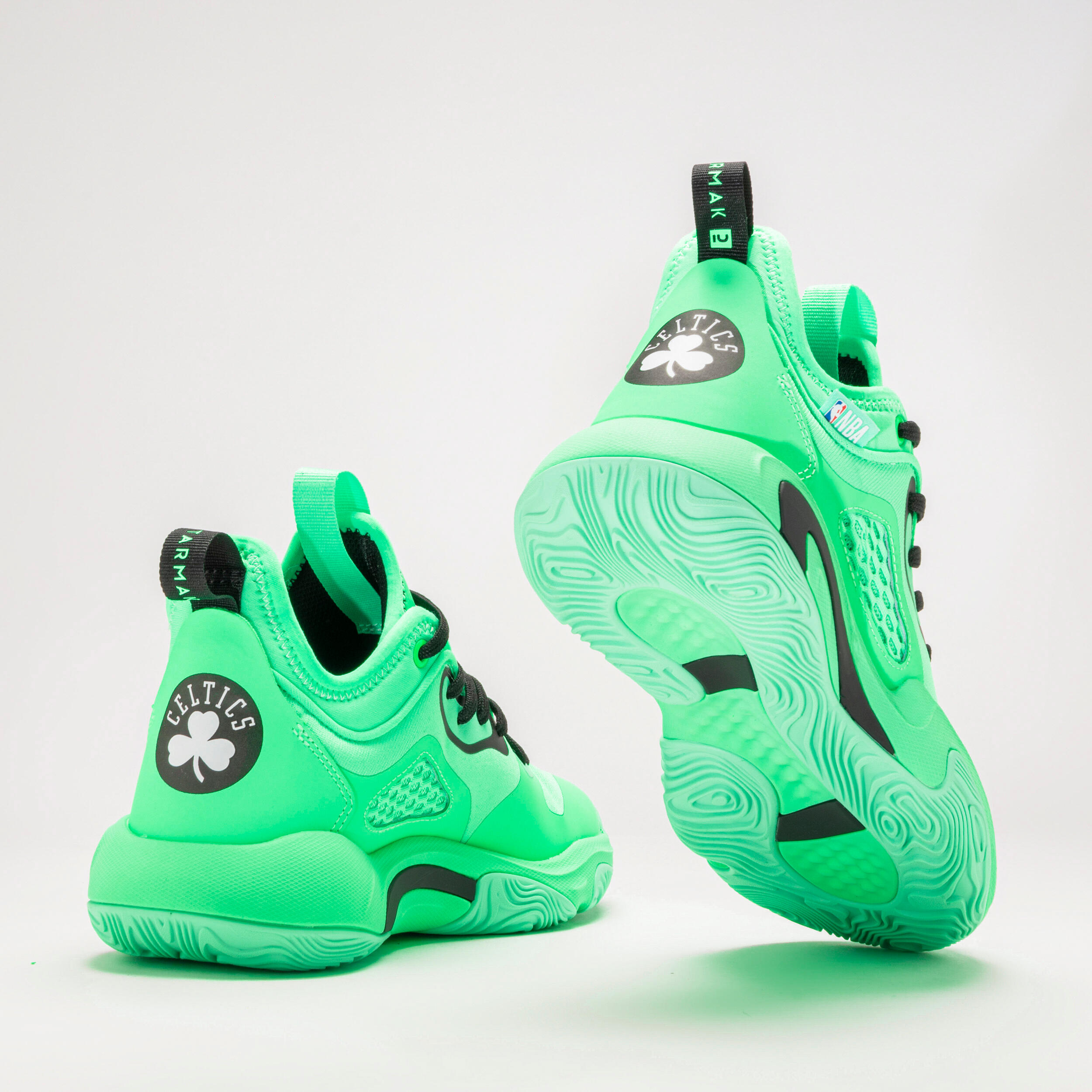 Kids' Basketball Shoes SE900 Mini Me - Green/NBA Boston Celtics 3/10