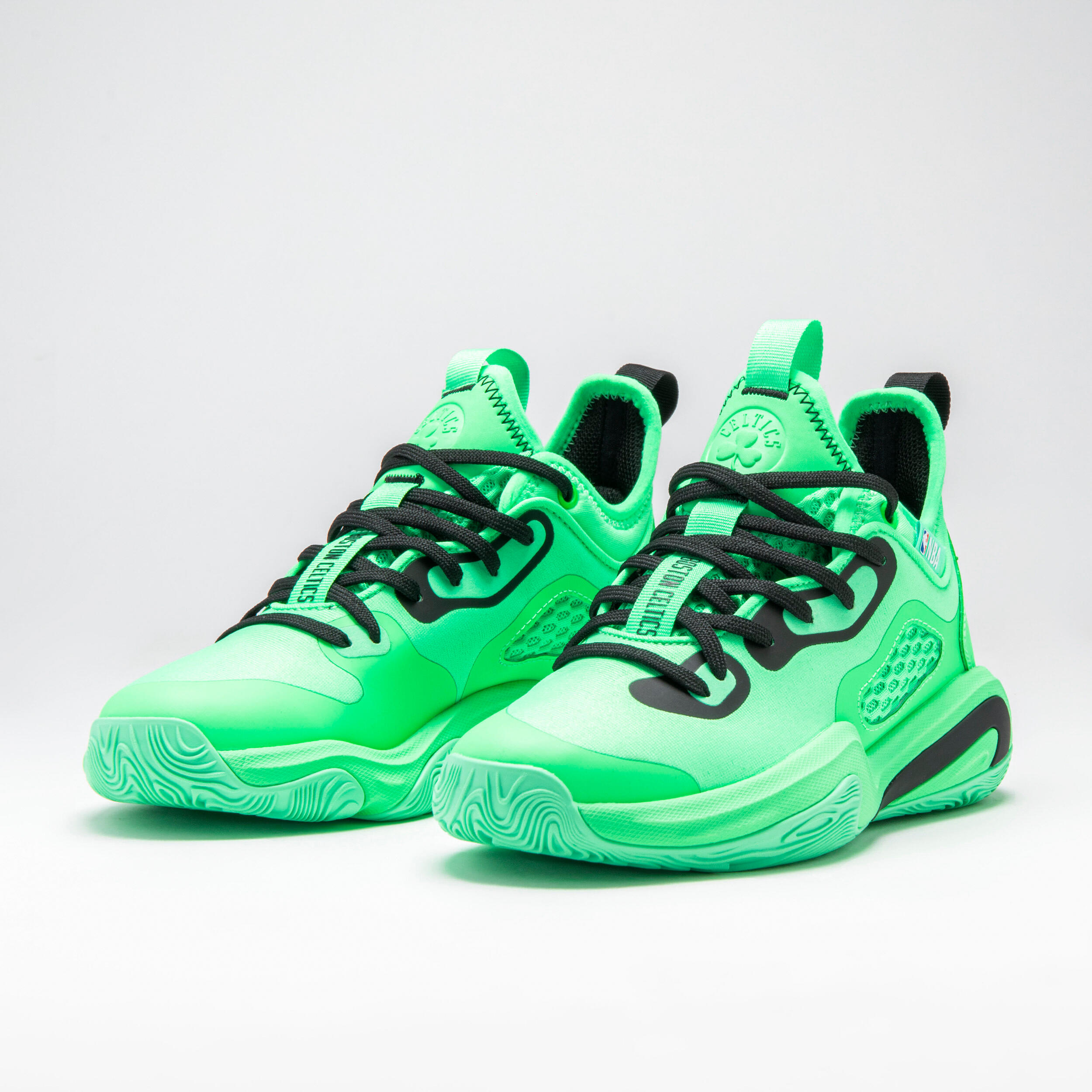Kids' Basketball Shoes SE900 Mini Me - Green/NBA Boston Celtics 2/10