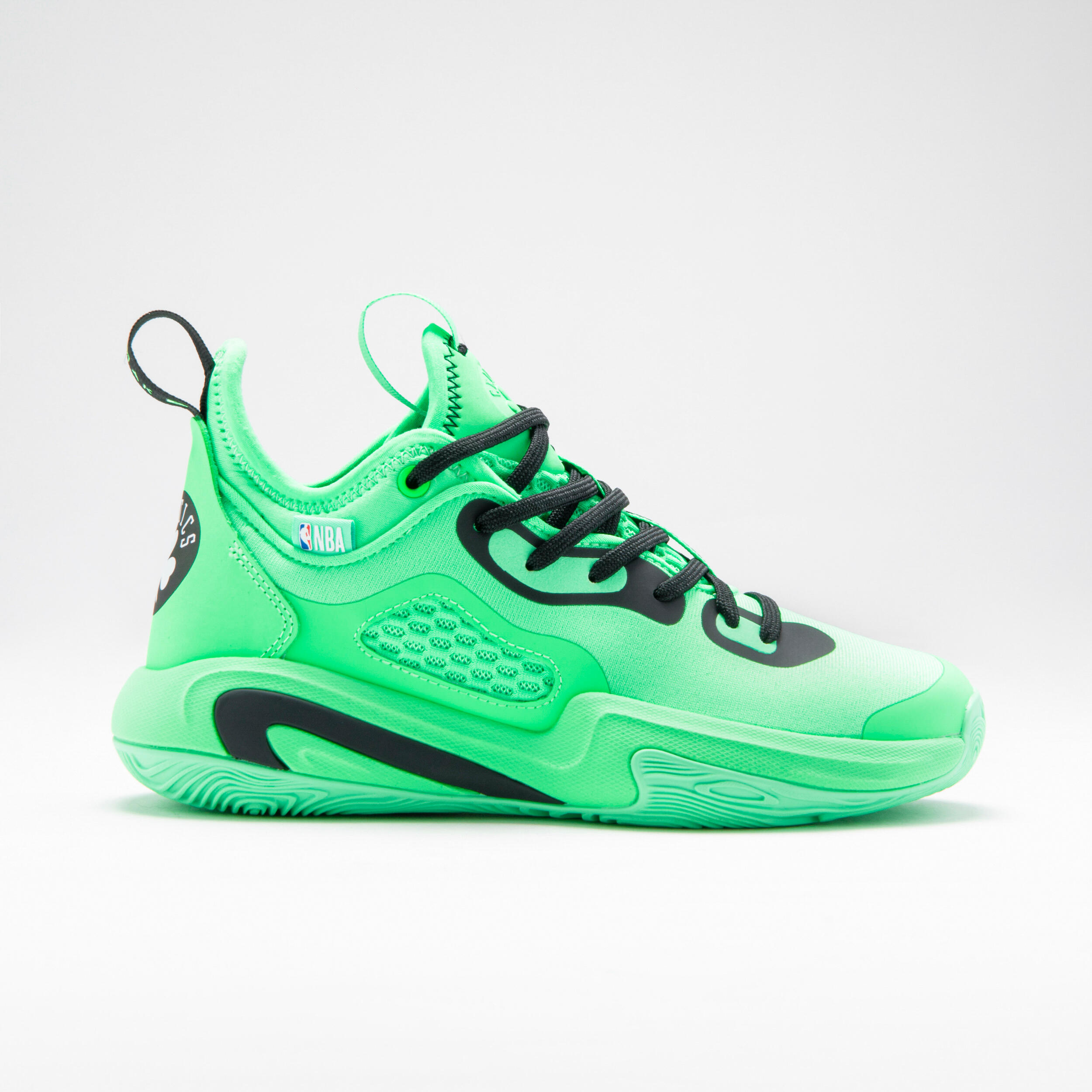 TARMAK Kids' Basketball Shoes SE900 Mini Me - Green/NBA Boston Celtics