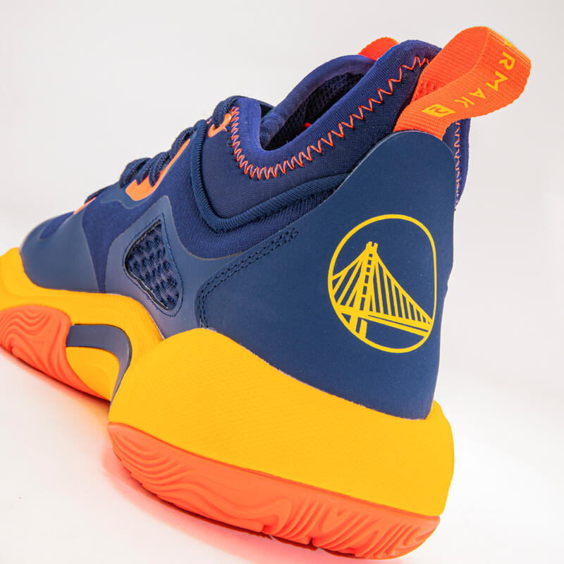 Chaussures de basketball NBA Golden State Warriors enfant - SE900 MINI ME bleu