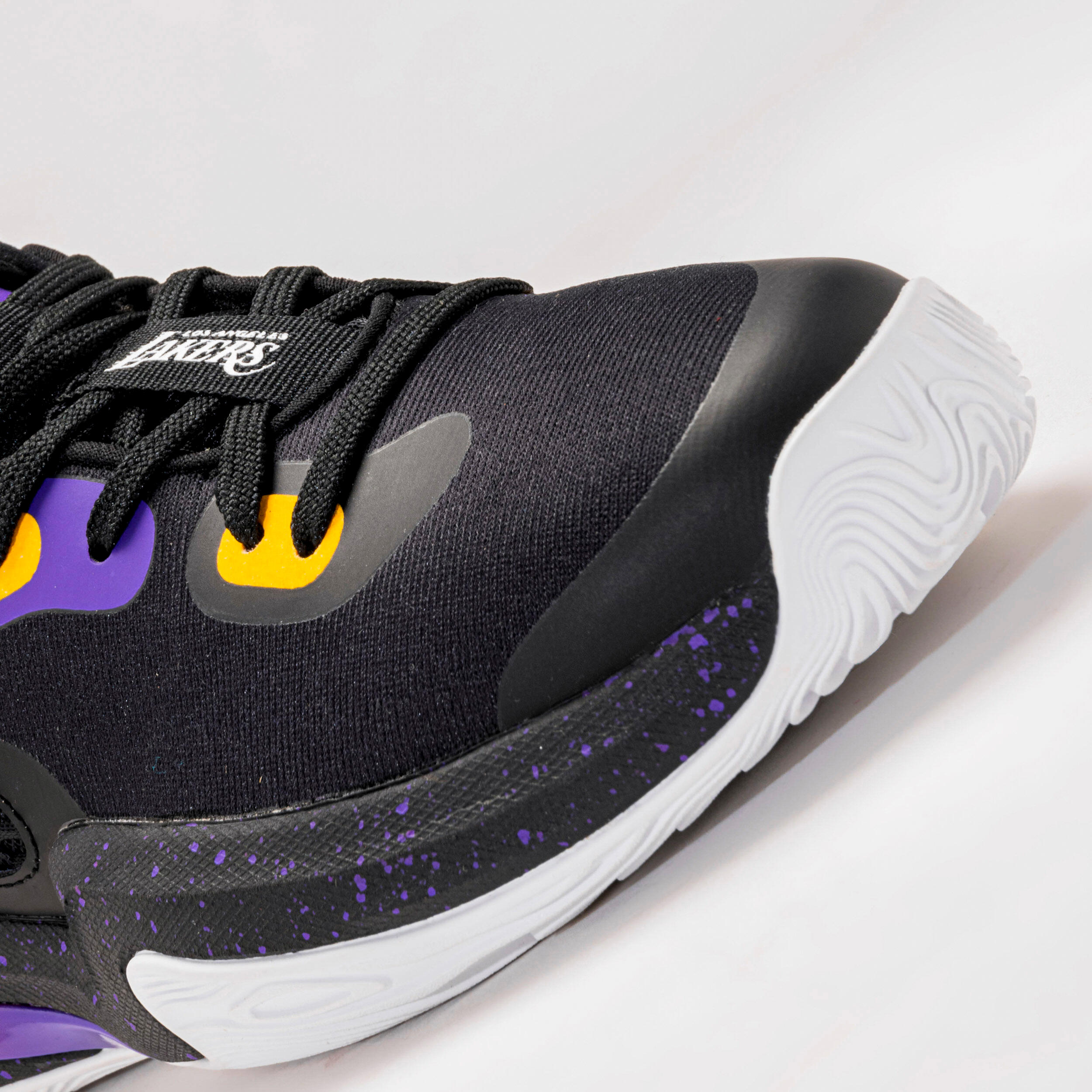 Kids' Basketball Shoes SE900 Mini Me - Black/NBA Los Angeles Lakers 4/14