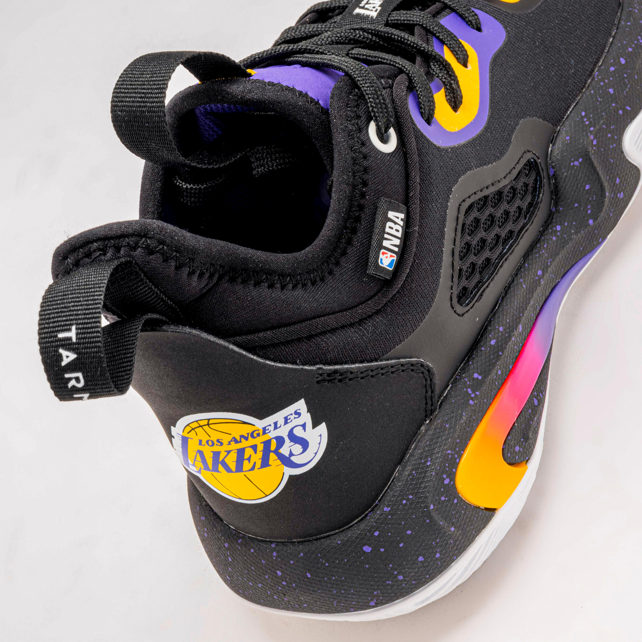 Kids' Basketball Shoes SE900 Mini Me - Black/NBA Los Angeles Lakers 5/14