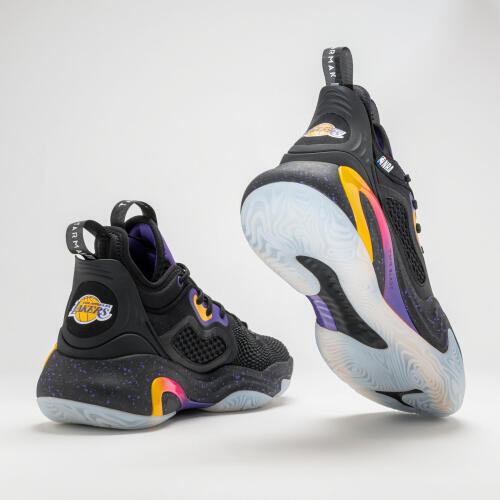 Chaussures de basketball NBA Los Angeles Lakers homme/femme - SE900 TMK noires