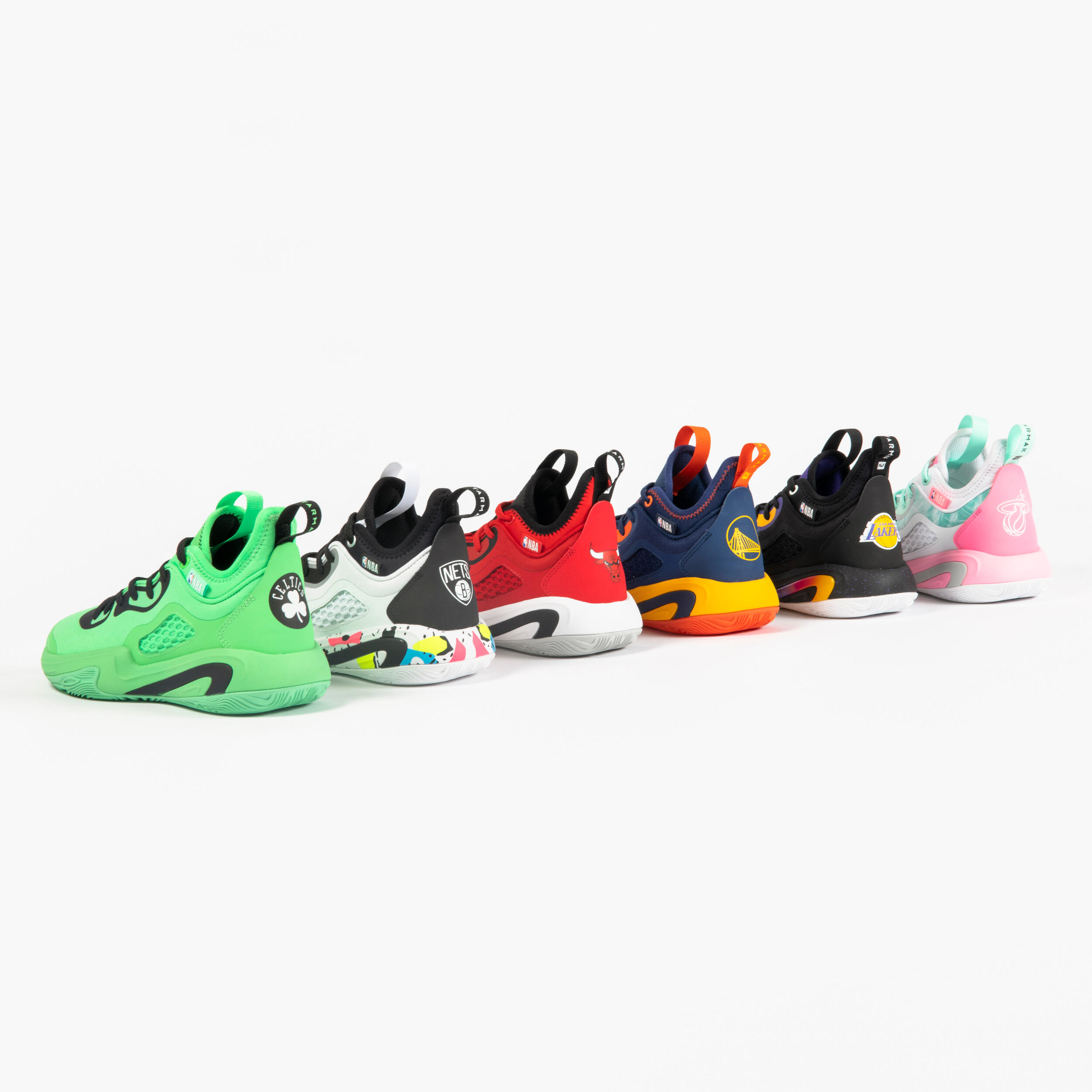 Kids' Basketball Shoes SE900 Mini Me - Green/NBA Boston Celtics 7/10