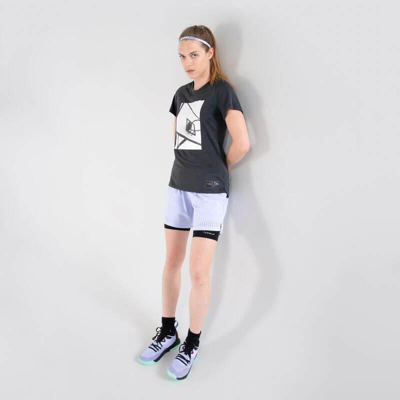 Női aláöltözet rövidnadrág kosárlabdához - USH500