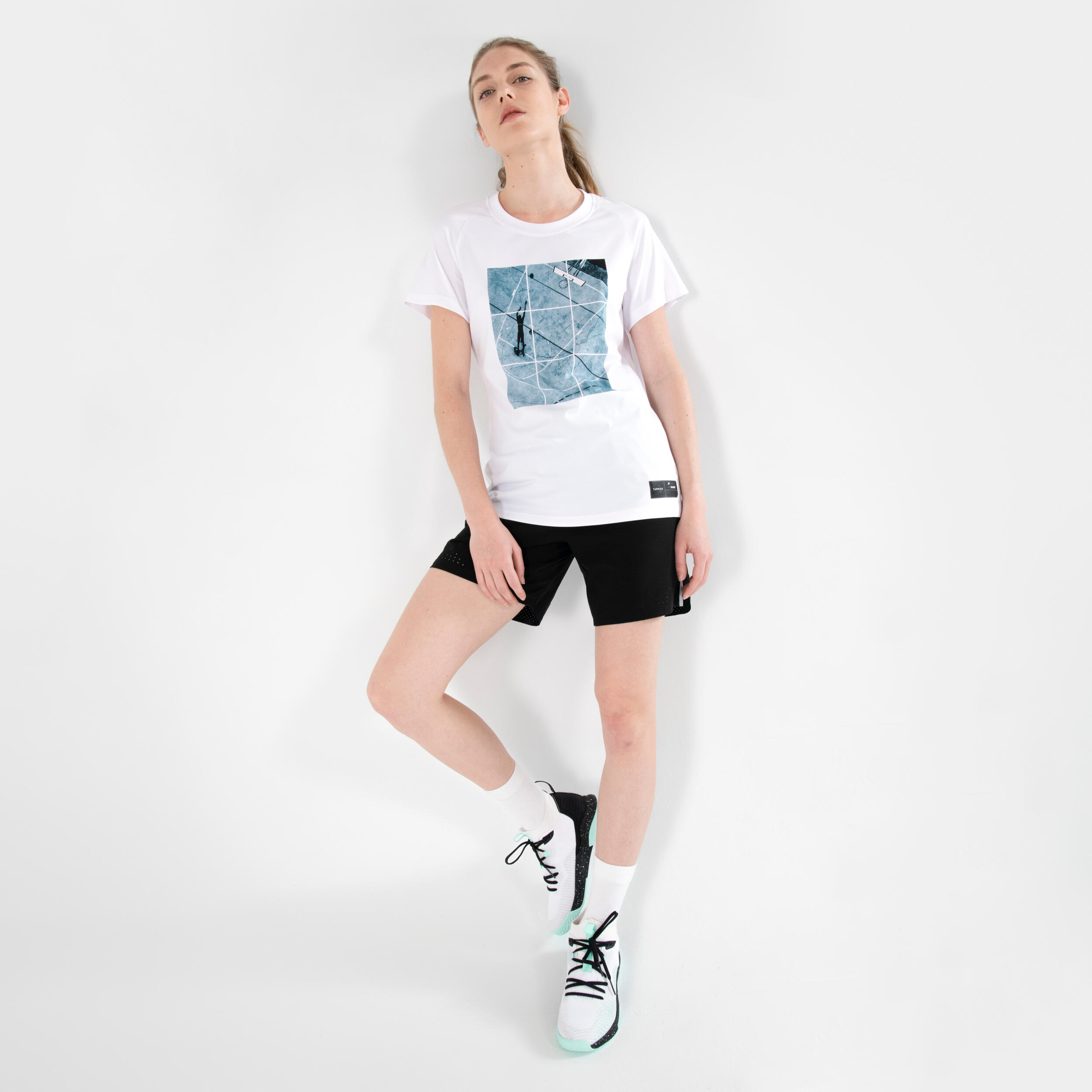 Women's Basketball Shorts SH500 - Black 52/79