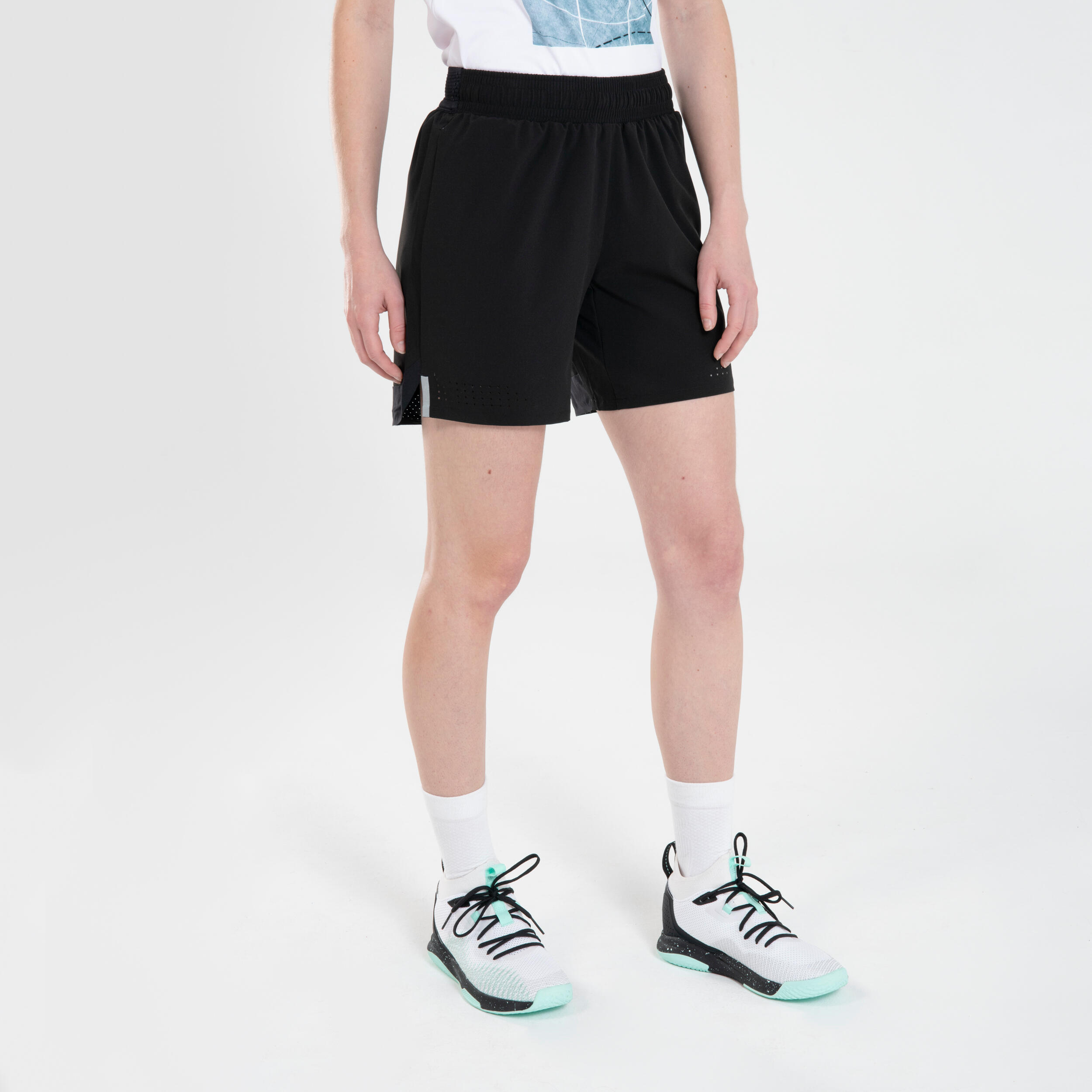 Women's Basketball Shorts SH500 - Black 46/79