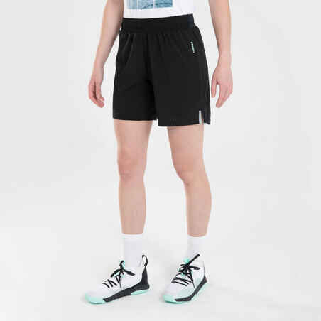 Short de básquetbol para mujer - Tarmak SH500 - Negro