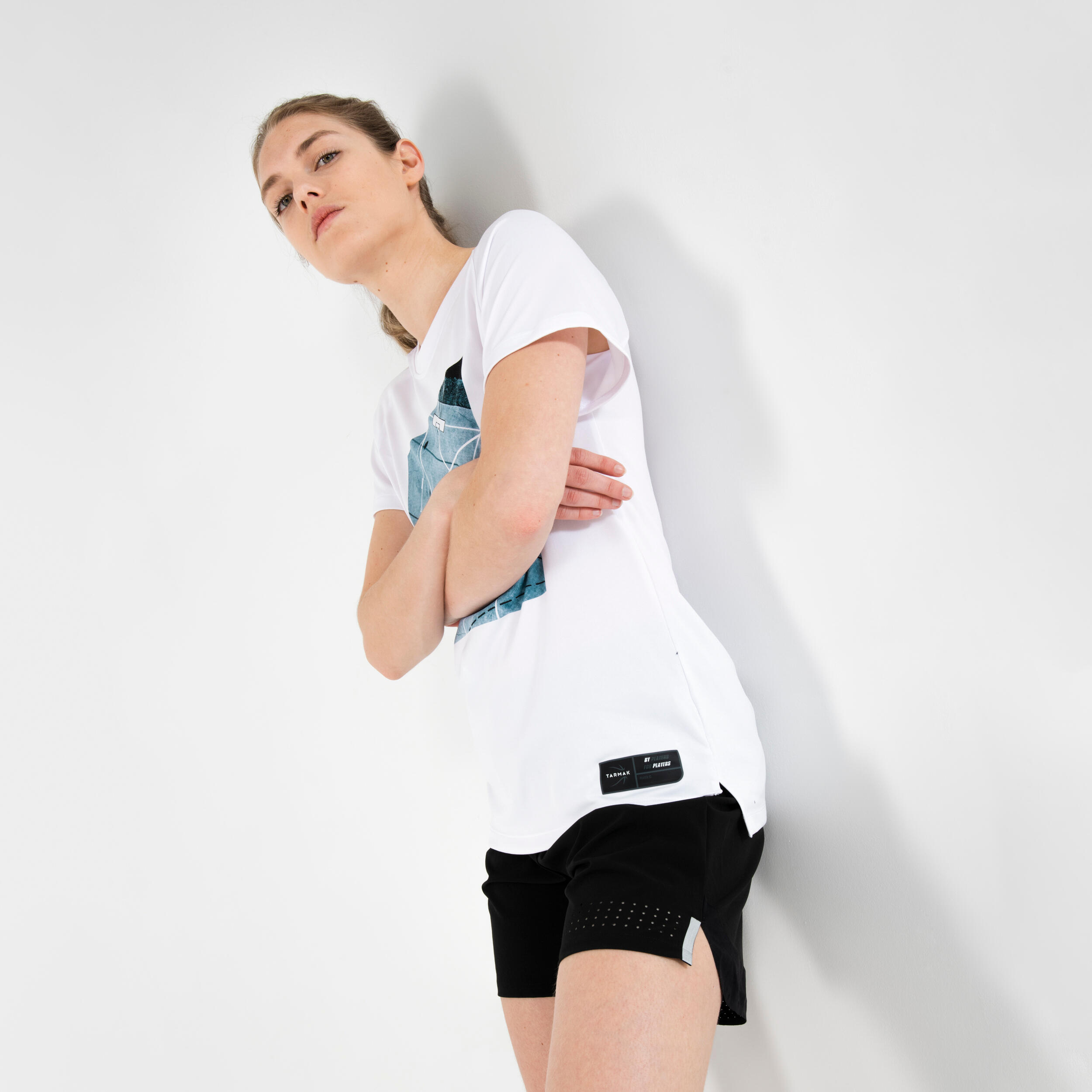 Women's Basketball Shorts SH500 - Black 48/79