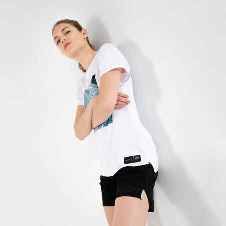 Women's Basketball Shorts SH500 - Black