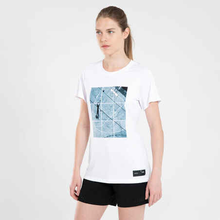 Camiseta de baloncesto Mujer Tarmak TS500  blanco