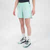 Basketballshorts SH500 Damen mint