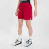 Basketballshorts SH500 Damen rot