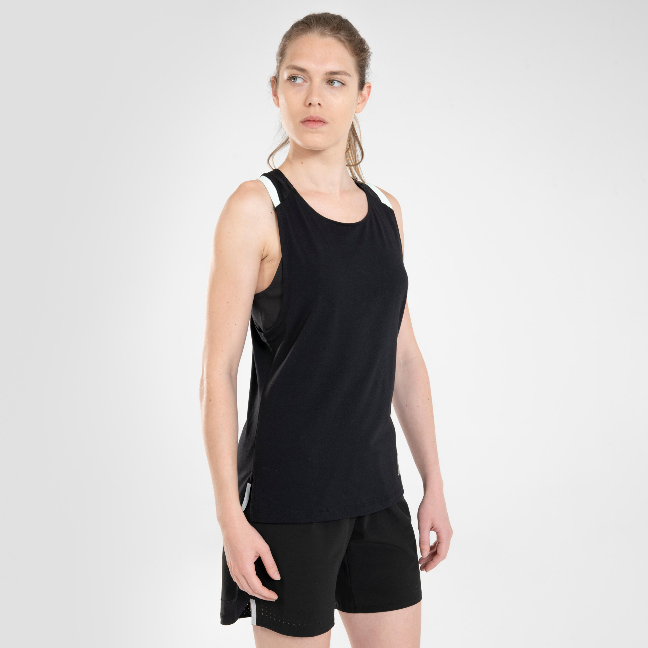 Women's Basketball Shorts SH500 - Black 20/79