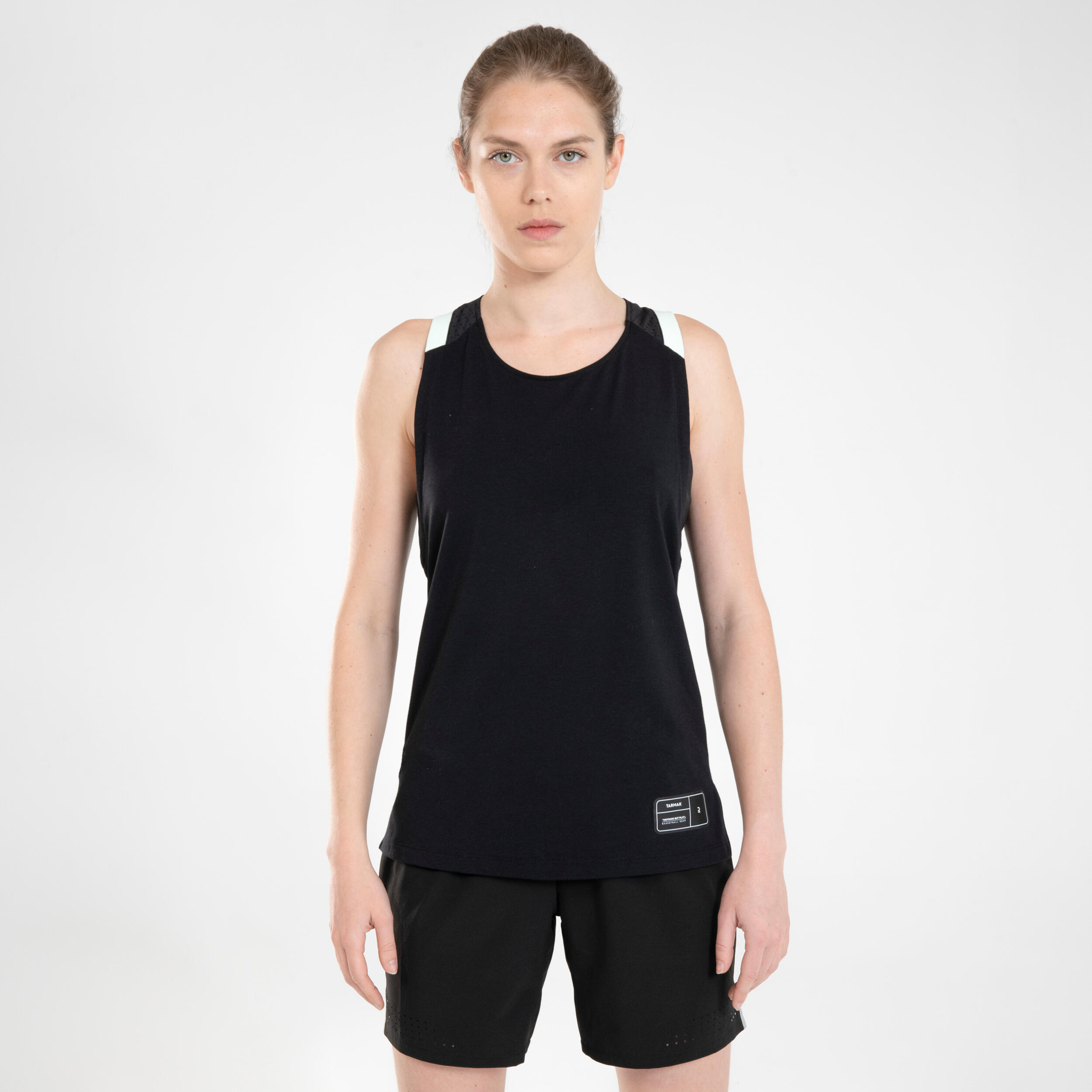 Women's Basketball Shorts SH500 - Black 10/79