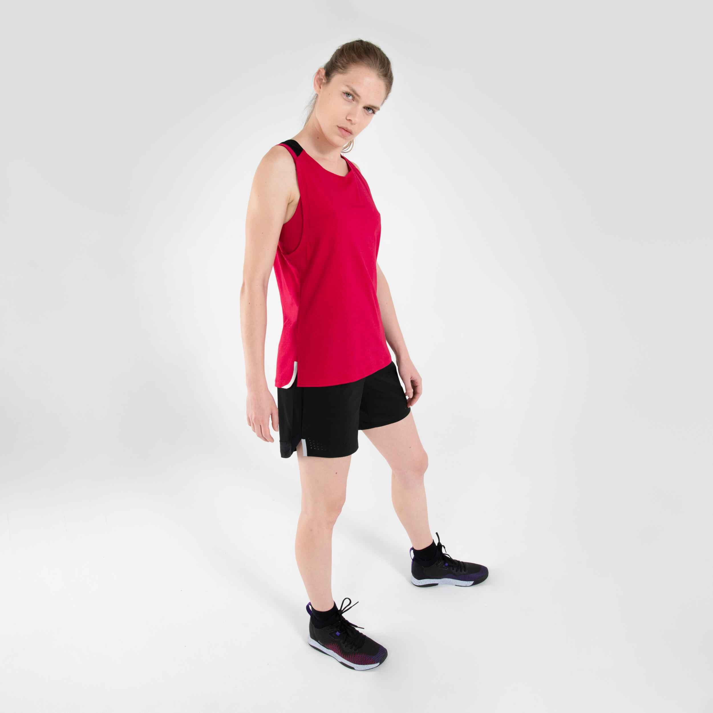 Women's Basketball Shorts SH500 - Black 24/79