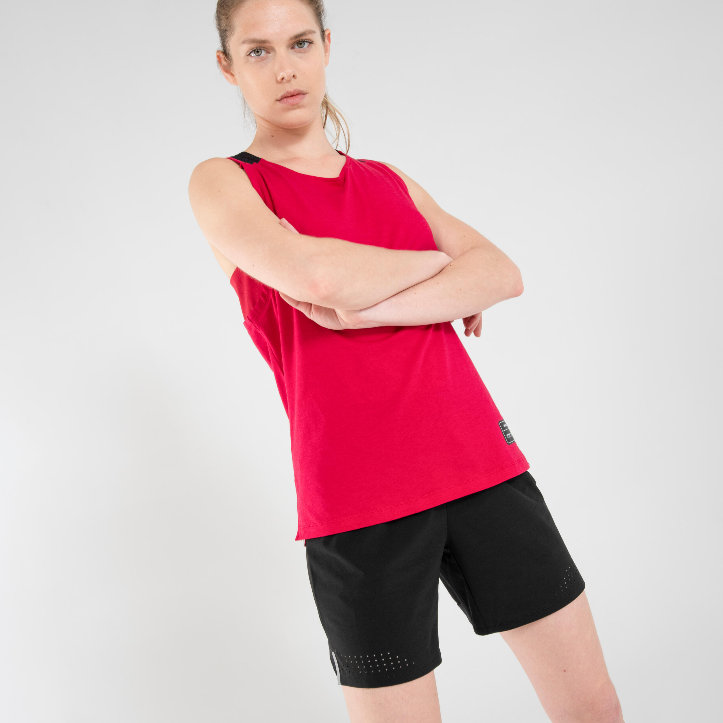 Women's Basketball Shorts SH500 - Black 3/79