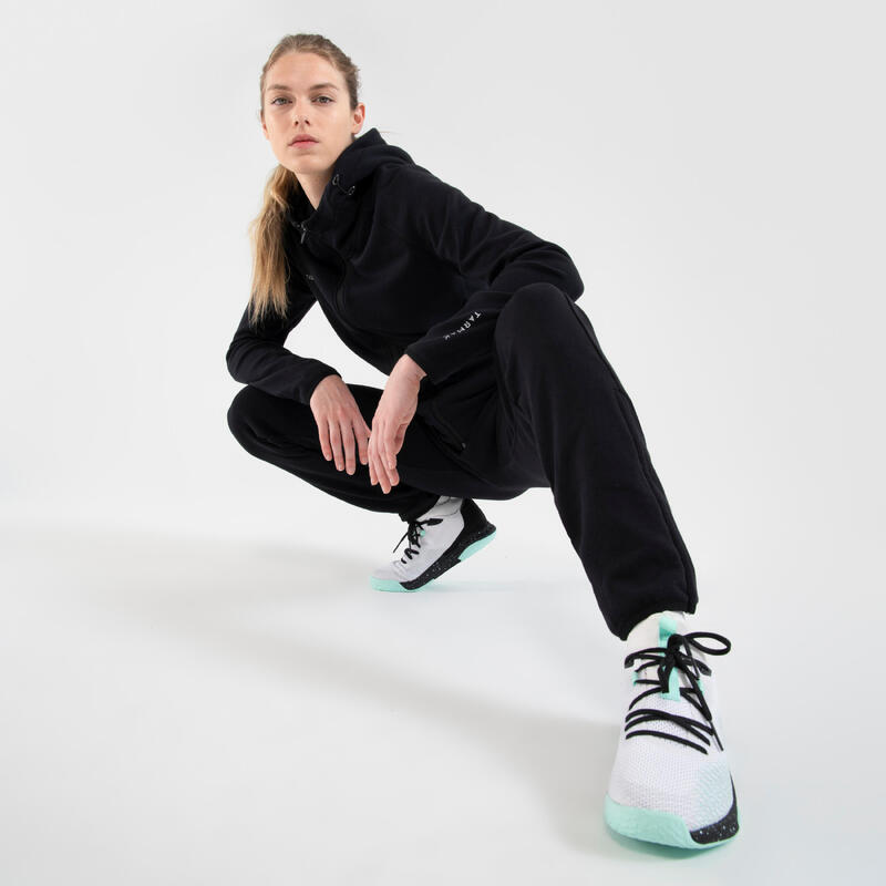 Chaussures de basketball Femme - FAST 500 W blanc menthe