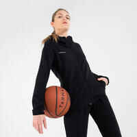 Trainingsjacke Basketball J500 Damen schwarz