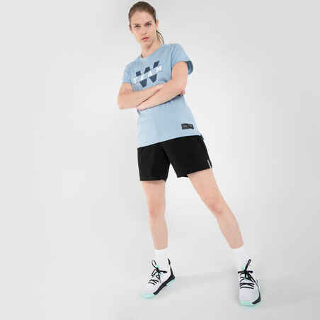 Women's Basketball Shorts SH500 - Black