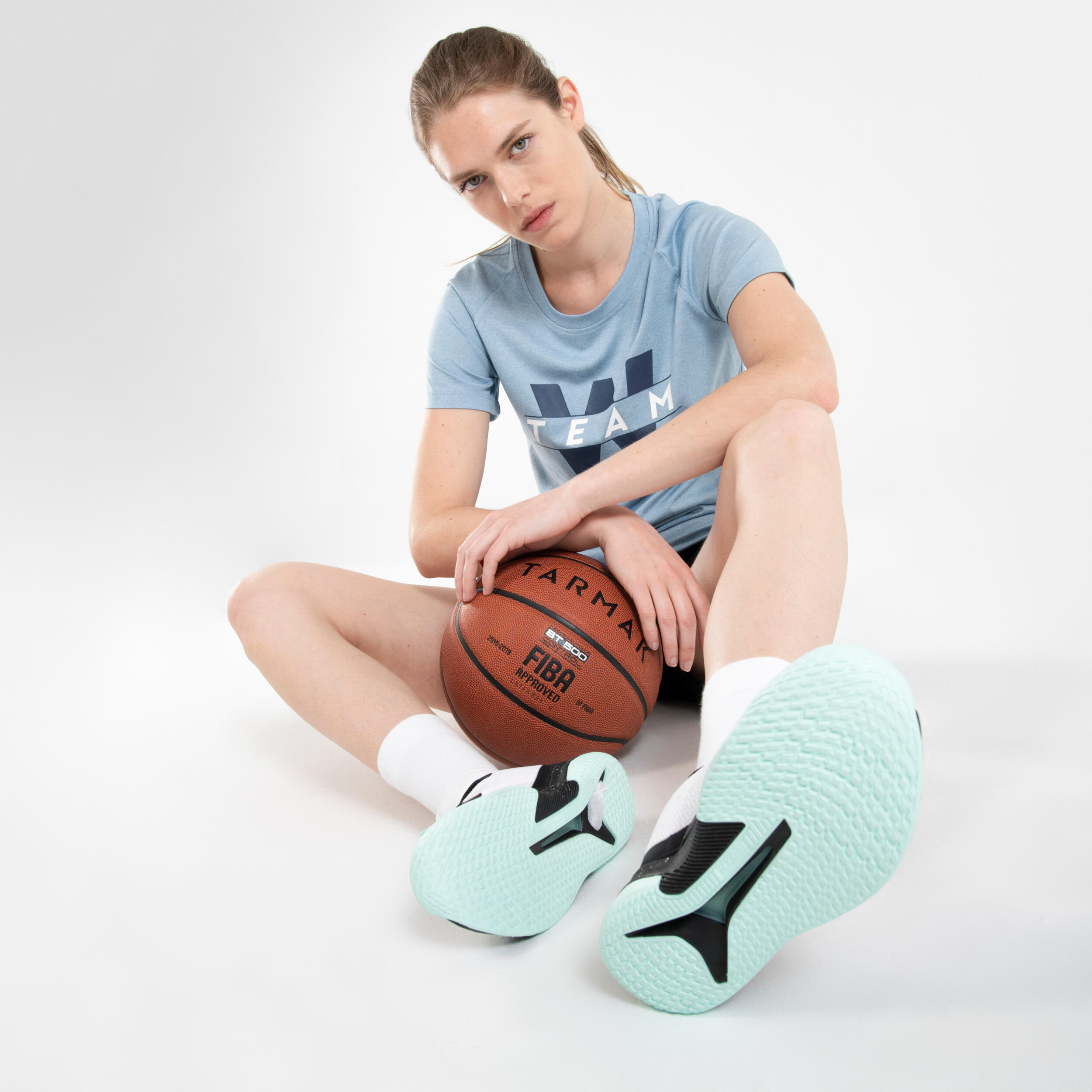 Women's Basketball Shorts SH500 - Black 29/79
