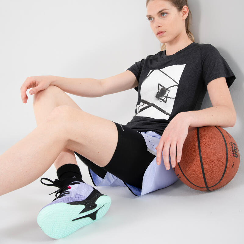 Ondershort voor basketbal dames zwart USH 500