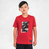 Kids' Basketball T-Shirt / Jersey TS500 Fast - Red