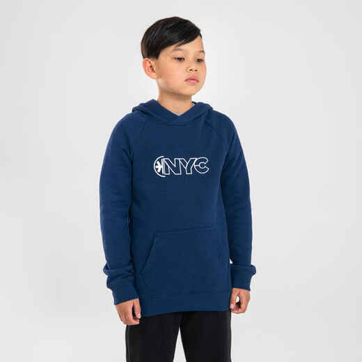 
      Kids' Basketball Hoodie H100 - Navy
  