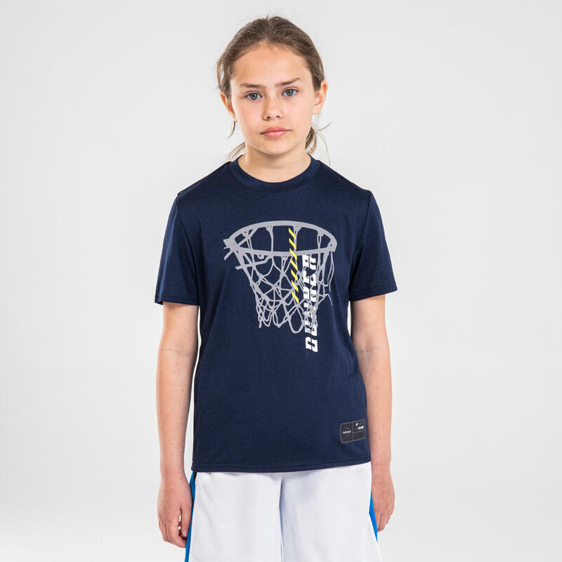 Dětské basketbalové tričko TS500 Fast modré