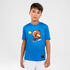 Girls'/Boys' Basketball T-Shirt TS500 Fast - Light Blue Dab