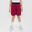 Pantalón Corto Baloncesto reversible Niños SH500R Morado Blanco