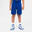 Basketballshorts SH500 Kinder blau/weiss