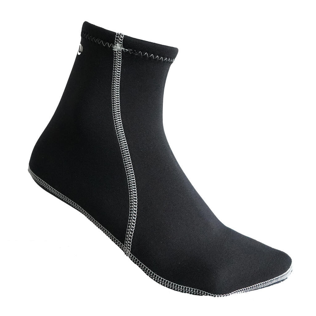 Chaussons / chaussettes néoprène 2 mm pour palmes de bodyboard