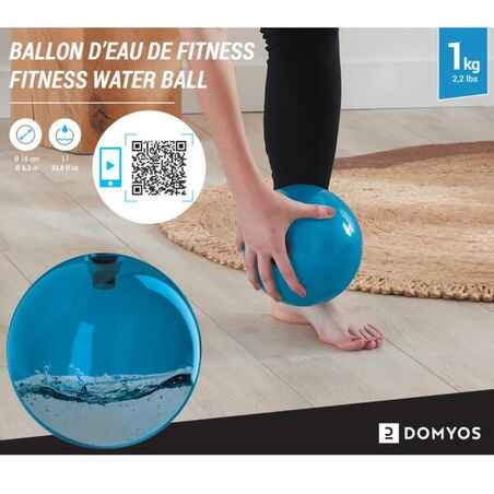 Fitness Tone Waterball 1 kg - Blue