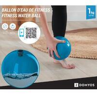 WATER BALL FITNESS 1 KG - BLEU