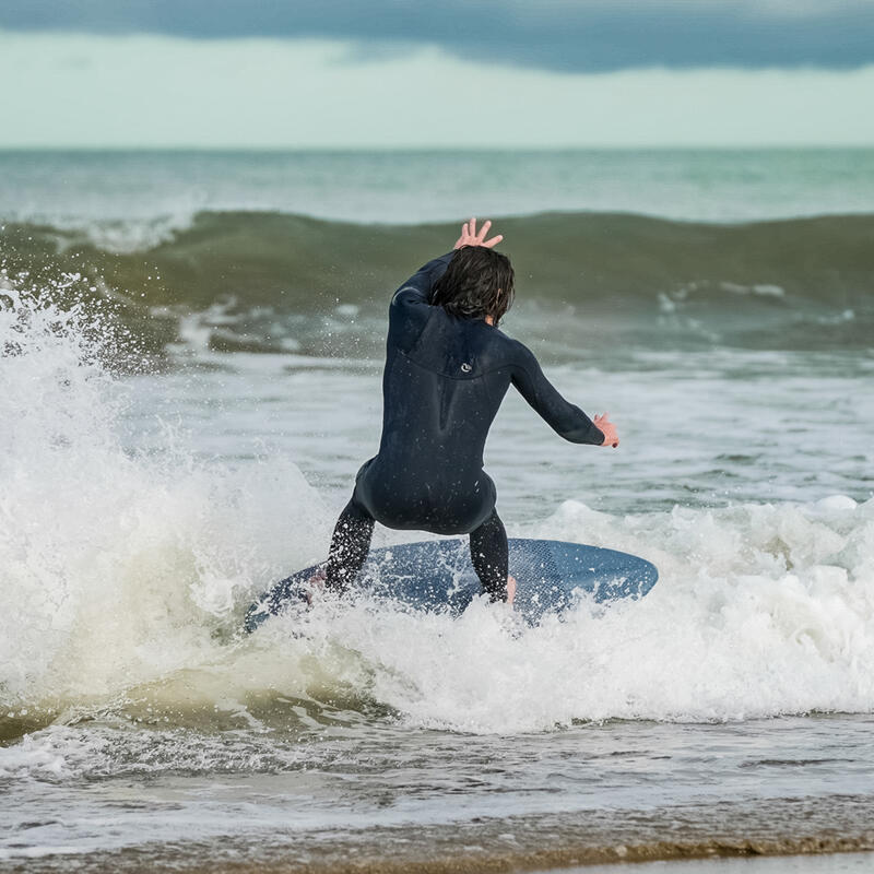 Skimboard mousse adulte bleu gris