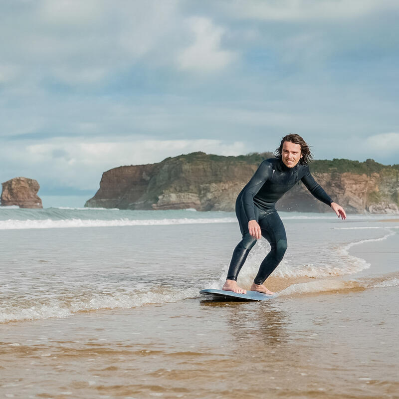 Skimboard mousse adulte - 500 bleu gris