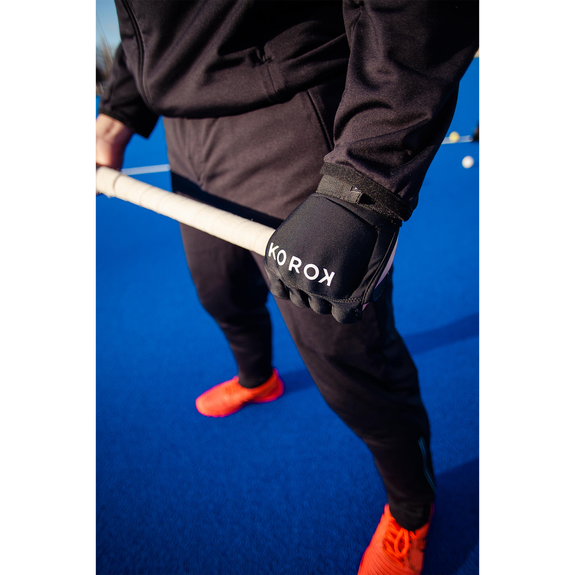 Kinder/Damen/Herren Feldhockey Handschuh geringe Intensität 1-Fingerglied FH100  7/7