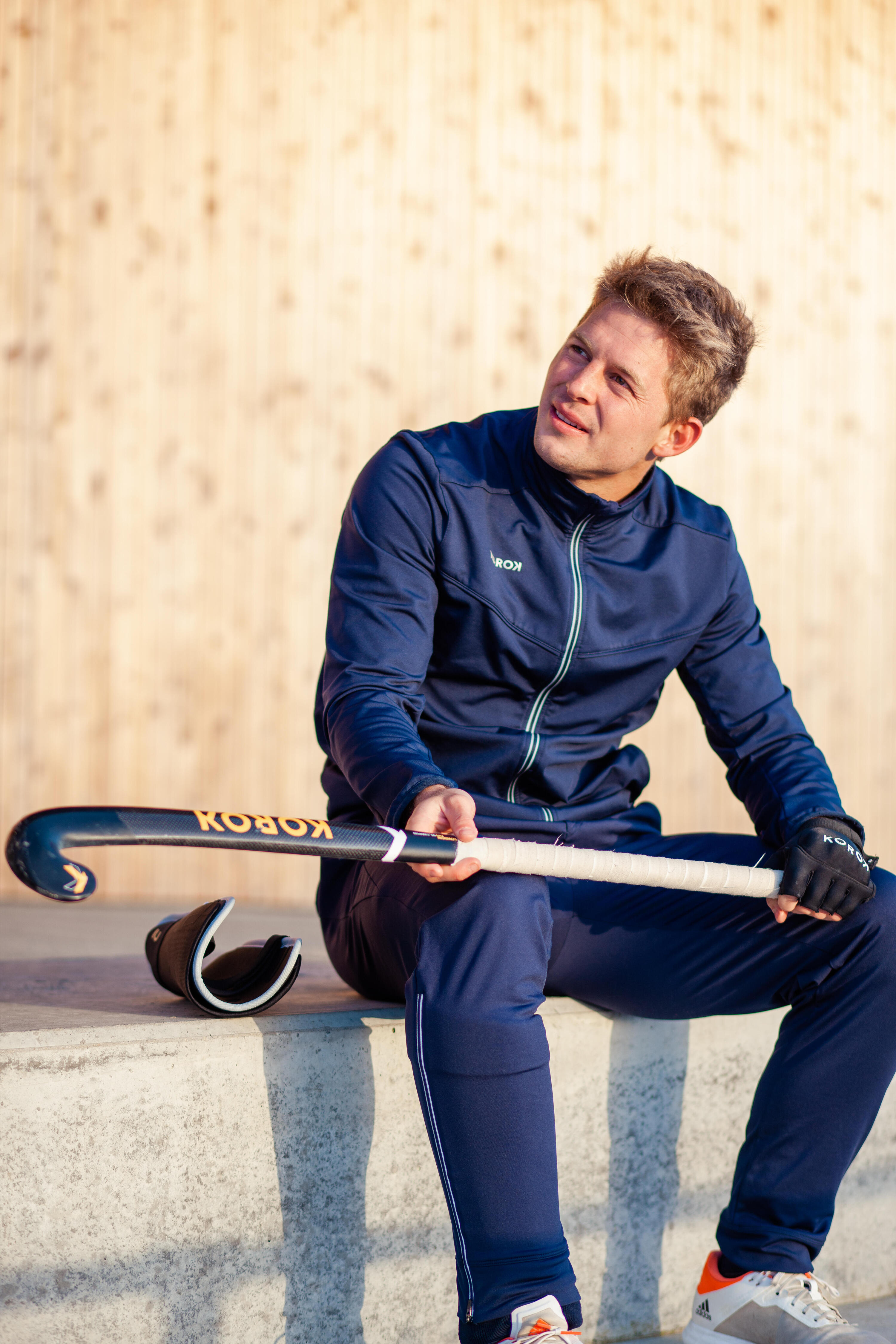Felpa hockey su prato uomo FH 900 blu 5/5