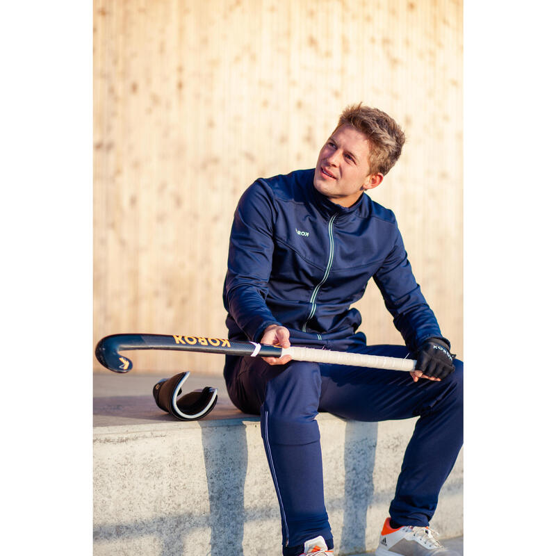 Trainingsvest voor hockey heren FH900 marineblauw