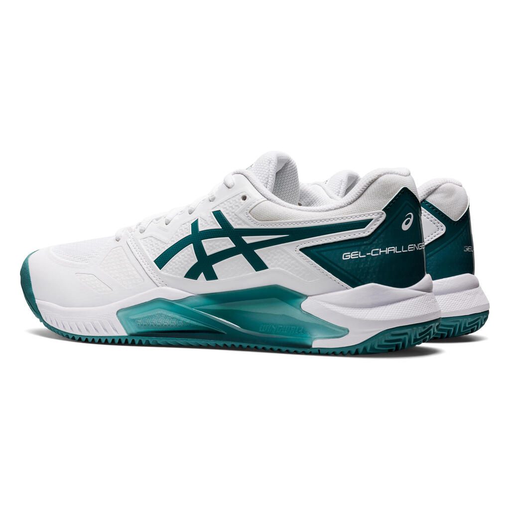 Men's Multicourt Tennis Shoes Gel Challenger - White/Green