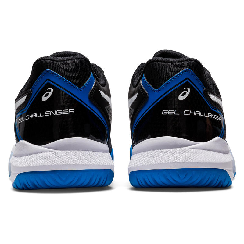 Chaussures de tennis Homme multicourt - Asics Gel Challenger 13 Noir Blanc Bleu