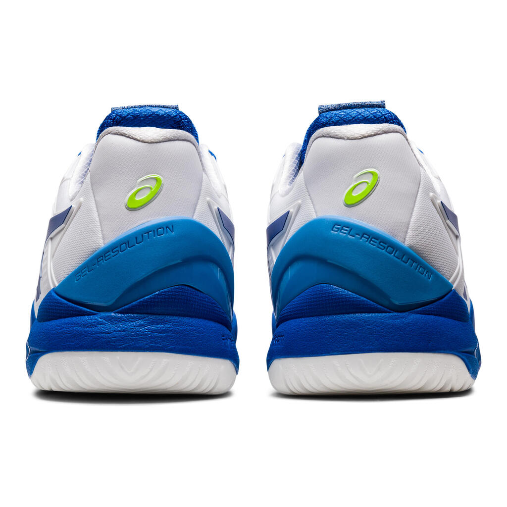 Men's Multicourt Tennis Shoes Gel Resolution - White/Blue