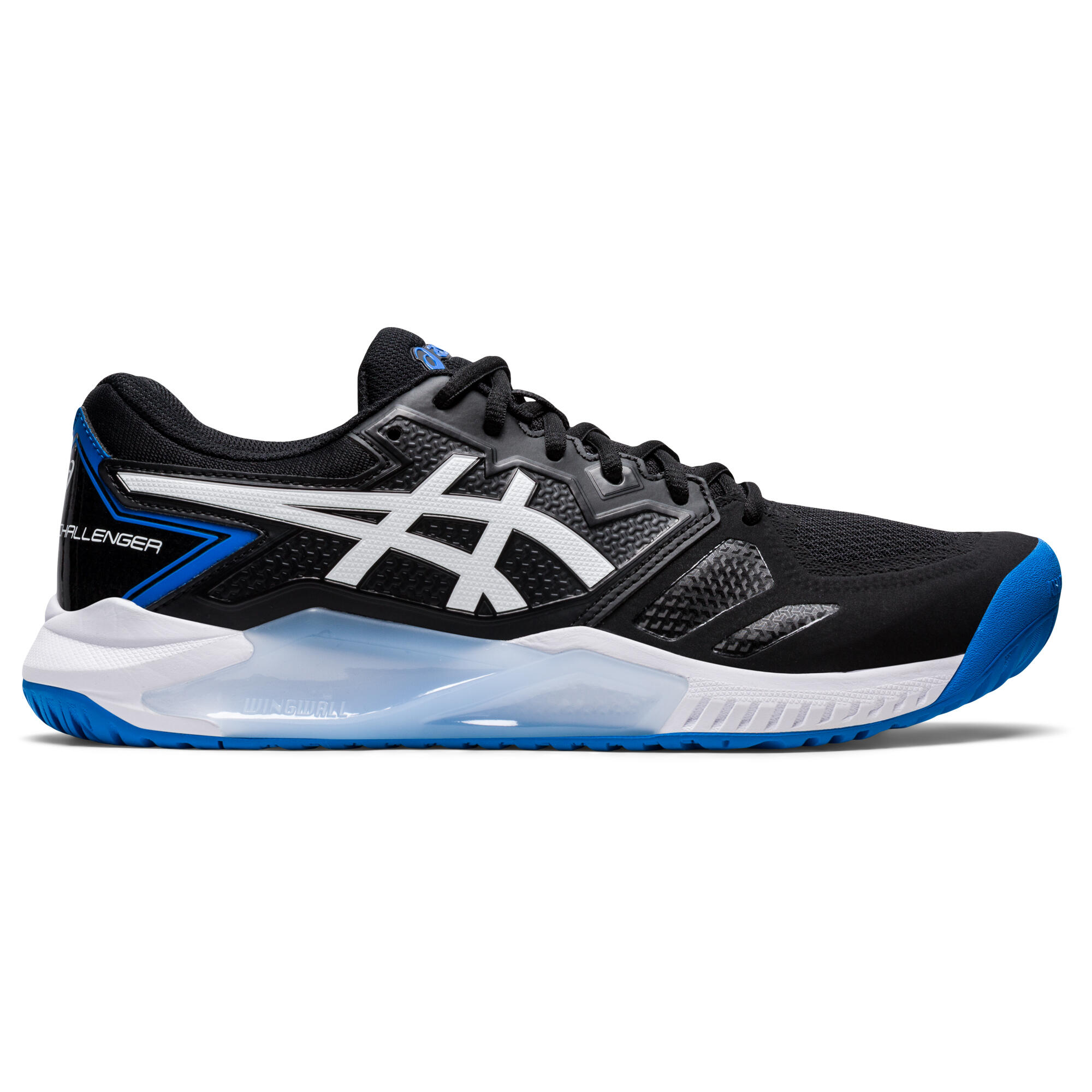 ASICS Men's Multi-Court Tennis Shoes Gel Challenger 13 - Black/White/Blue