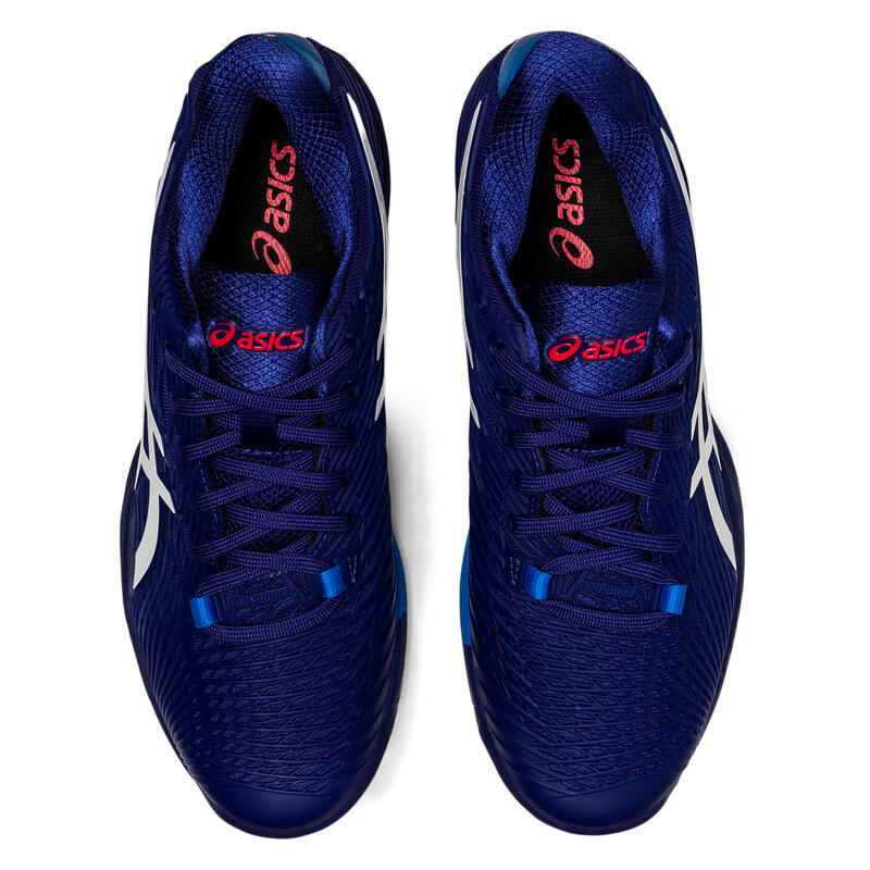 Chaussure de tennis homme multicourt - Asics Gel Solution Speed FF 2 Bleu Rouge