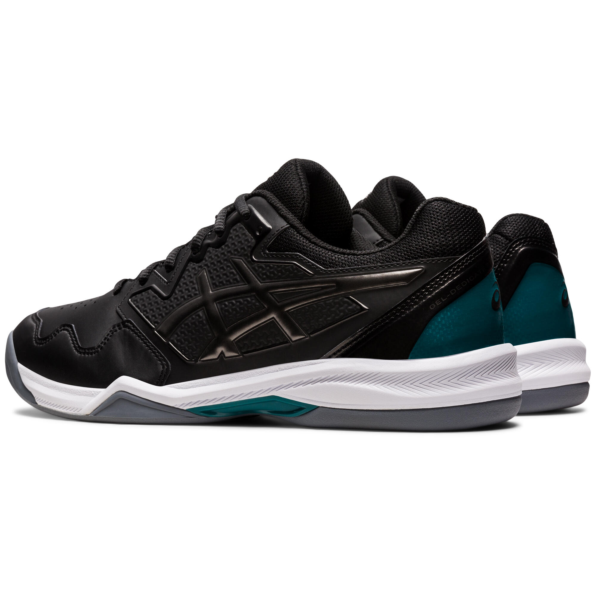 Tennisschoenen voor heren Dedicate tapijt zwart groen | ASICS | Decathlon.nl