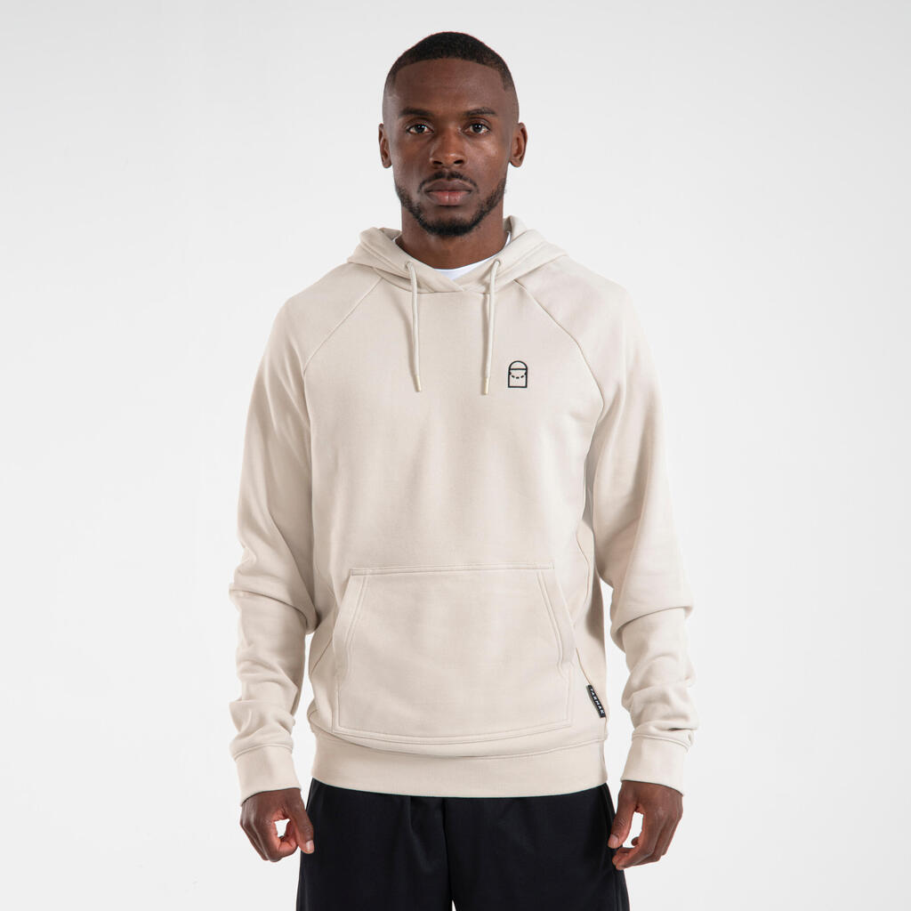 Men's/Women's Basketball Hoodie H100 - Beige