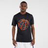 Men Basketball T-Shirt TSS500 Fast - Black Ball